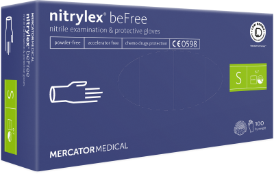 Einweg-Nitril Handschuhe beFree
