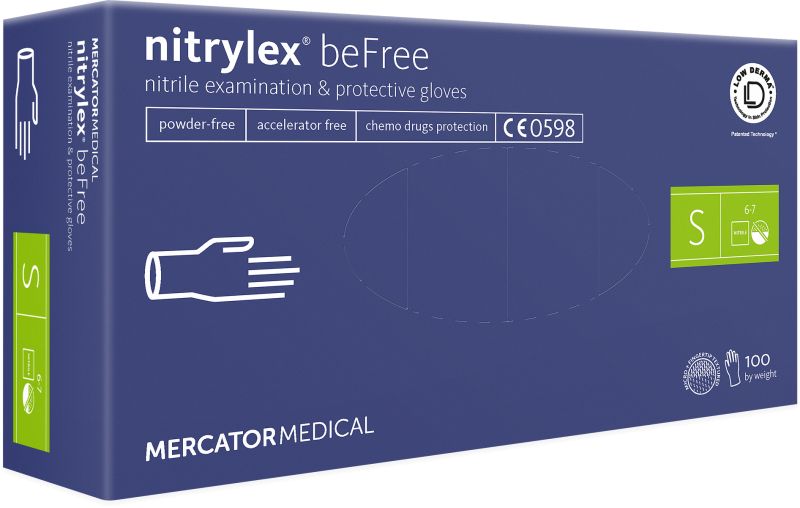 Einweg-Nitril Handschuhe beFree