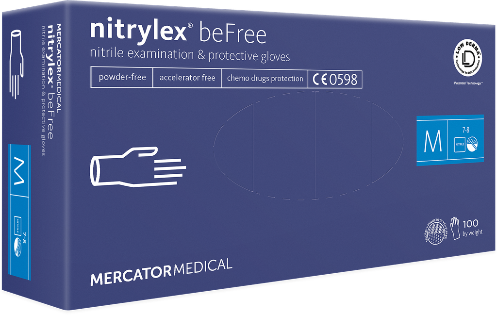 Einweg-Nitril-Handschuhe, nitrylex® beFree, Grösse M