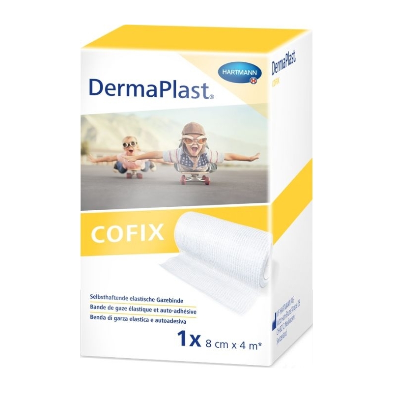 DermaPlast COFIX Gazebinde 8cm x 4m