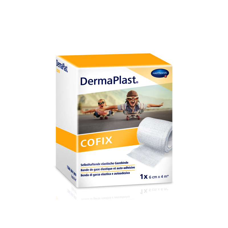 DermaPlast COFIX Gazebinde 6cm x 4m