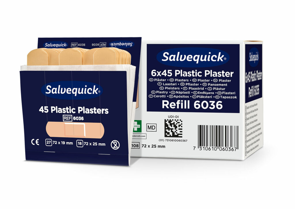 Cederroth Salvequick Plastic Pflaster