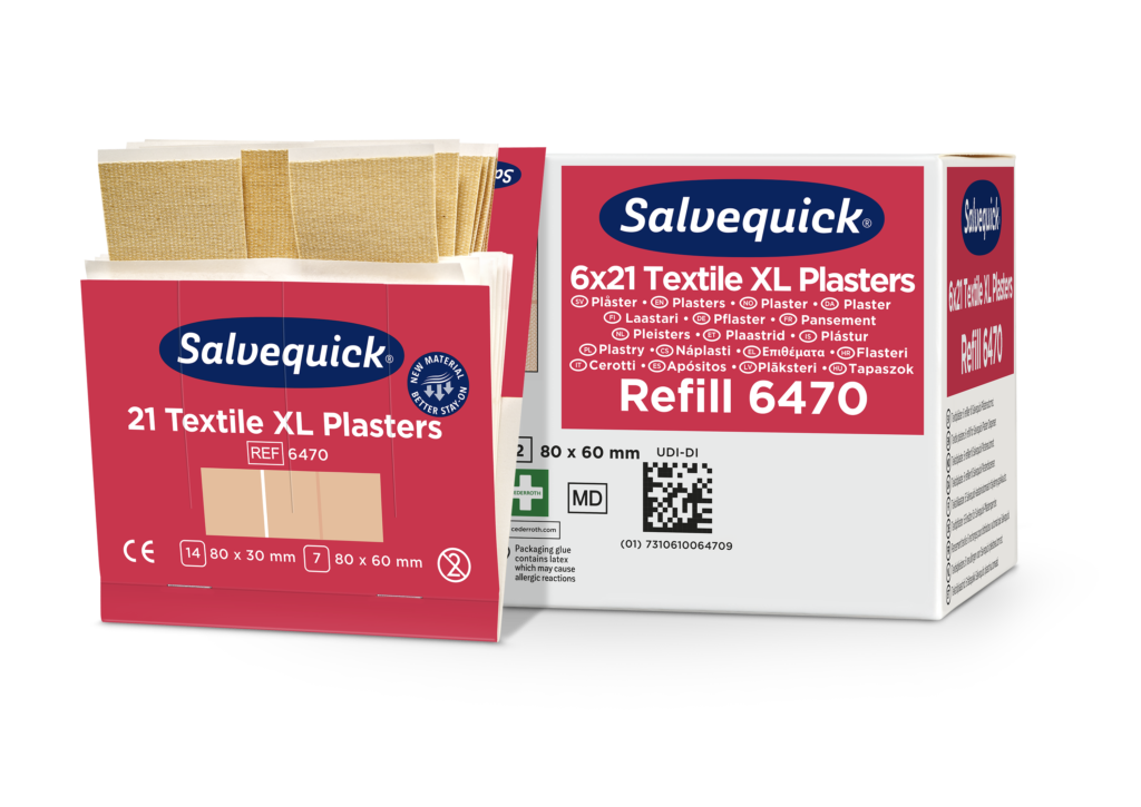Cederroth Salvequick Textilpflaster, Extragross