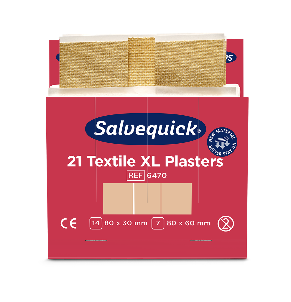 Cederroth Salvequick Textilpflaster, Extragross