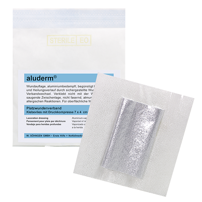 aluderm® Platzwundenverband gross 7x4cm