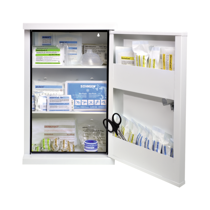 Verbandschrank NovoLine 2 Industrie Norm mit Füllung DIN 13169