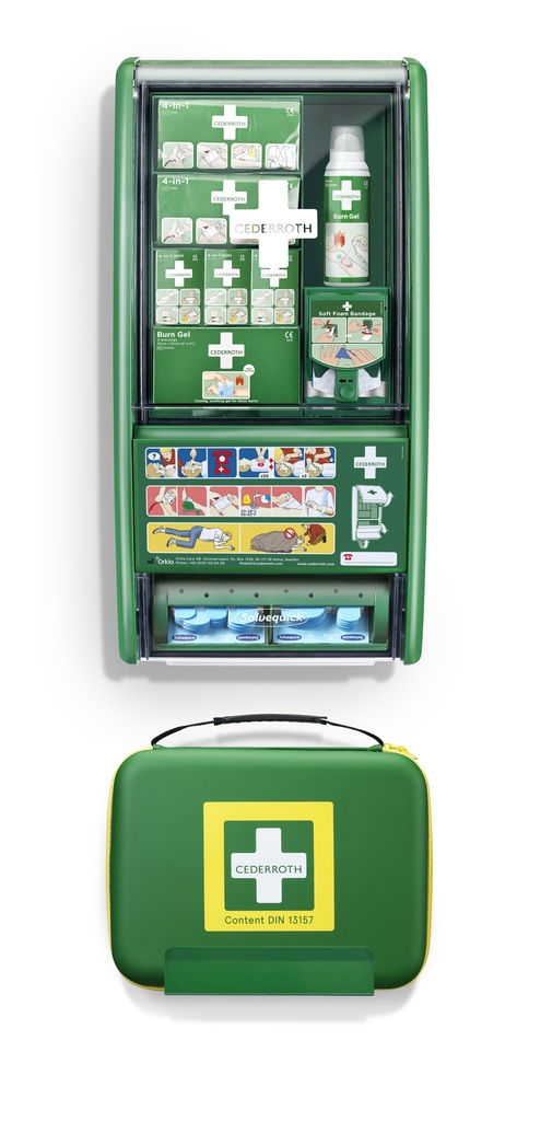 Cederroth First Aid & Burn Station Set DIN 13157