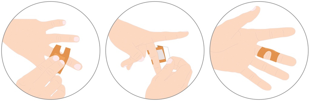 AQUATIC Fingergelenkverband, Pack à 50 Stück