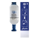 Plum Augenspülung Wandstation mit 1x1000 ml pH Neutral