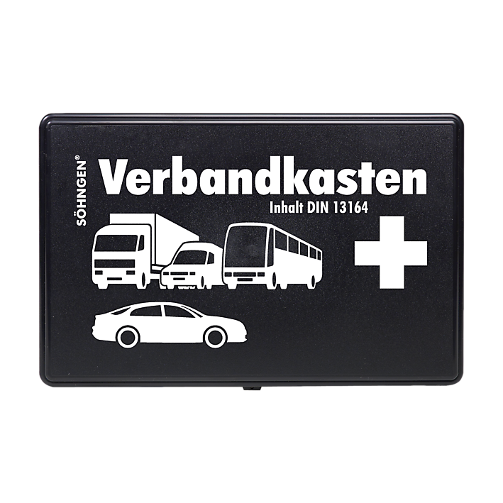 Söhngen Auto-Verbandkasten schwarz mit Füllung Standard DIN 13164