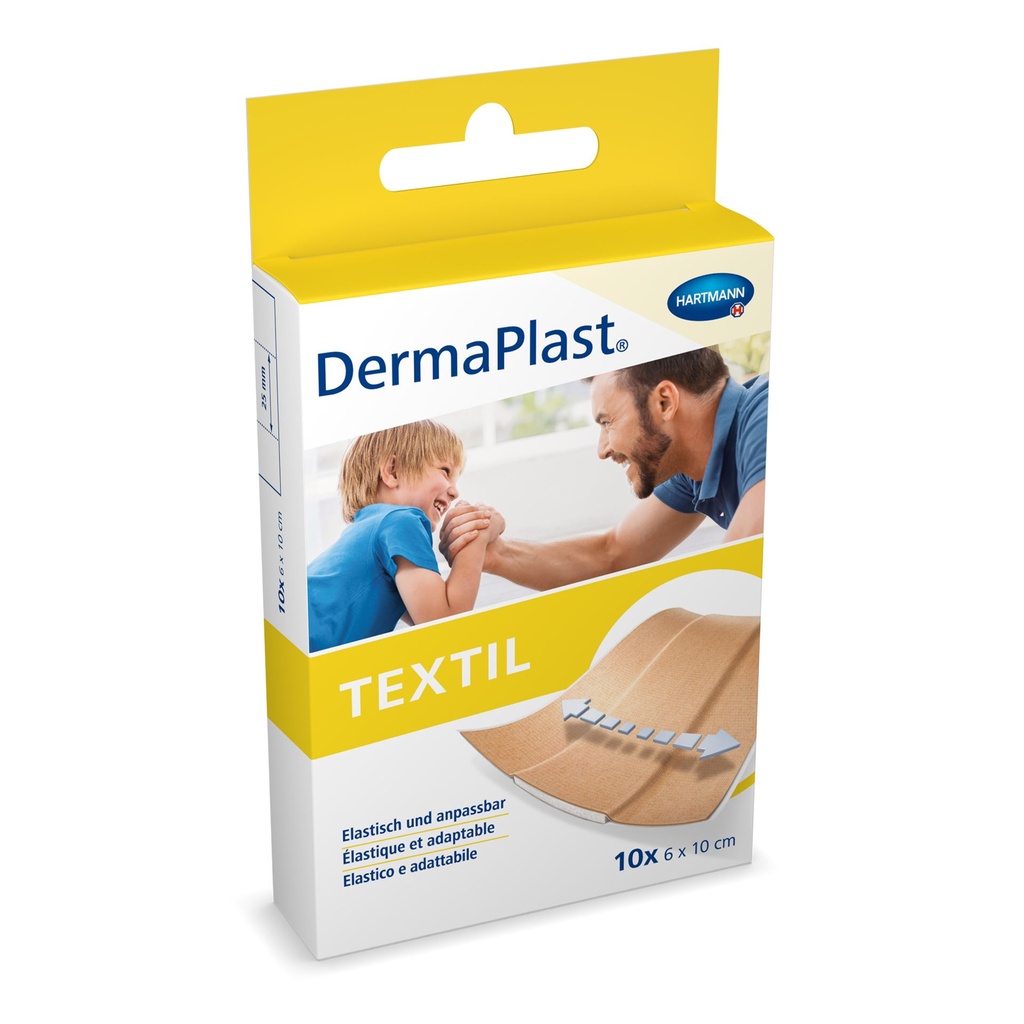 DermaPlast Textil Schnellverband 6 x 10 cm