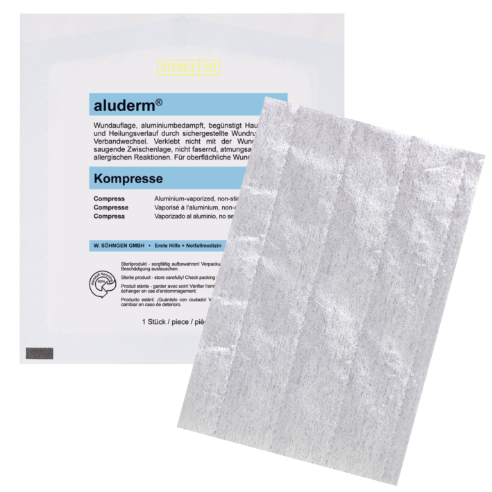 Söhngen aluderm® Kompresse einzeln 10x15 cm
