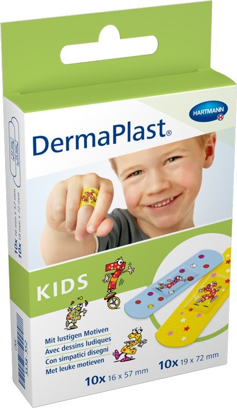 DermaPlast Kids Kinder Pflaster Strips 2 Grössen