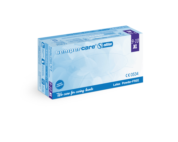 Sempercare® edition Latex-Untersuchungs-Handschuh puderfrei 100 Stk.