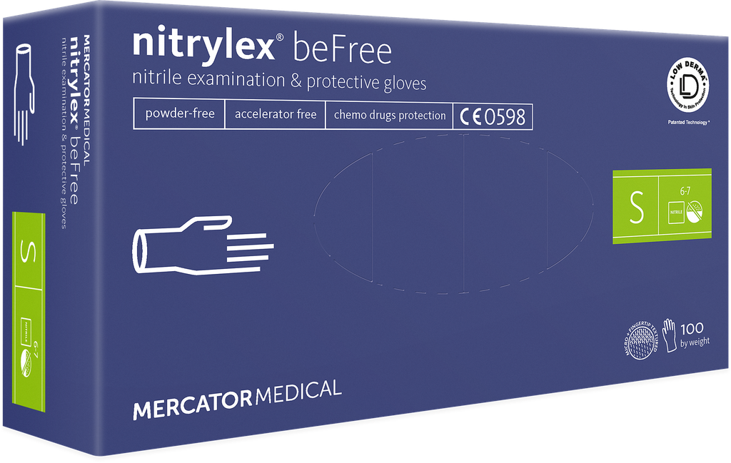 Einweg-Nitril Handschuhe beFree (XL)