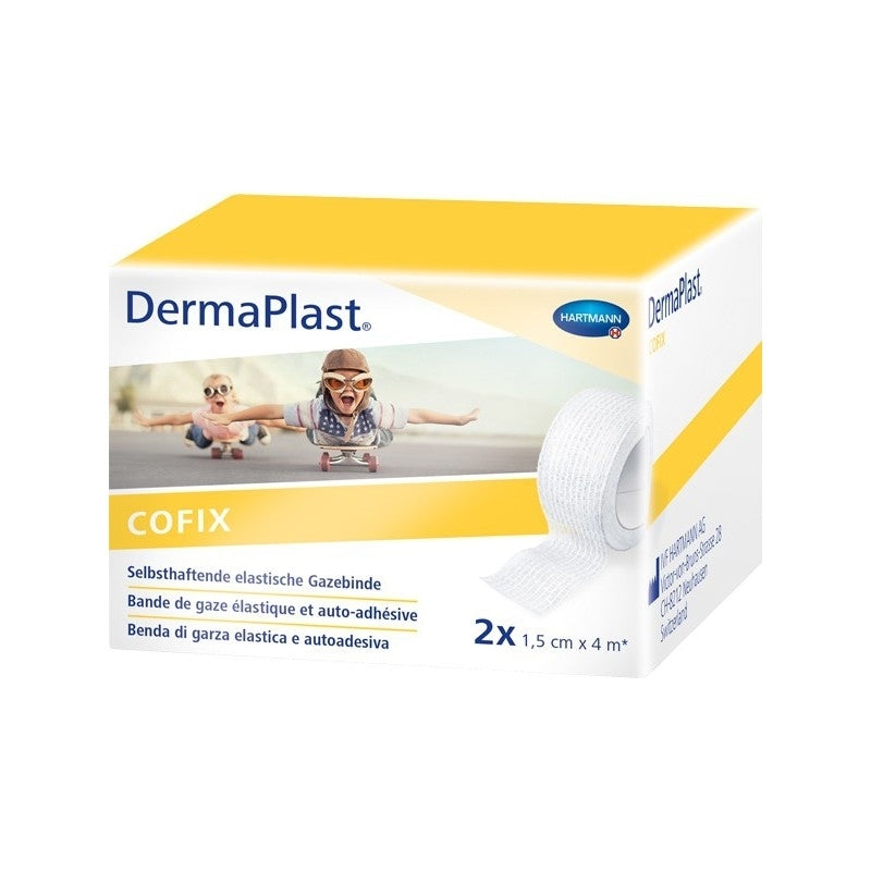 [HAP-434750] DermaPlast® COFIX Selbsthaftende Gazebinde (10 cm x 4 m)