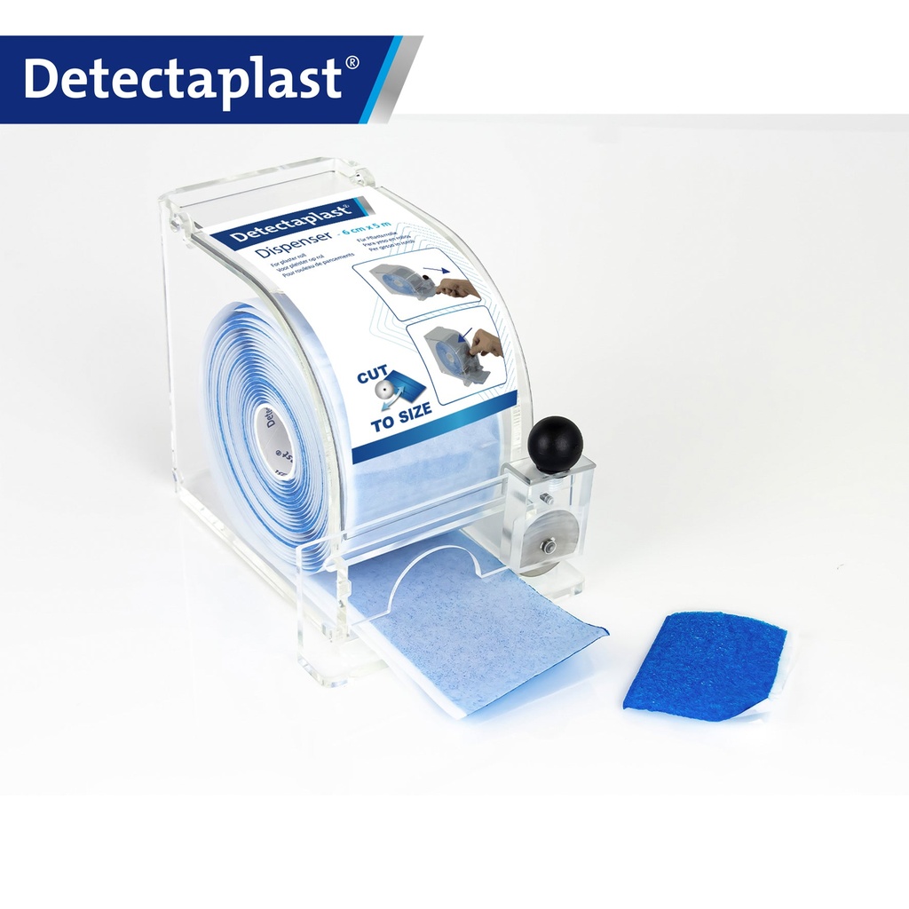 [DET-5600F] Rollenpflasterspender Schaumgummi Verband 6 cm x 5 m