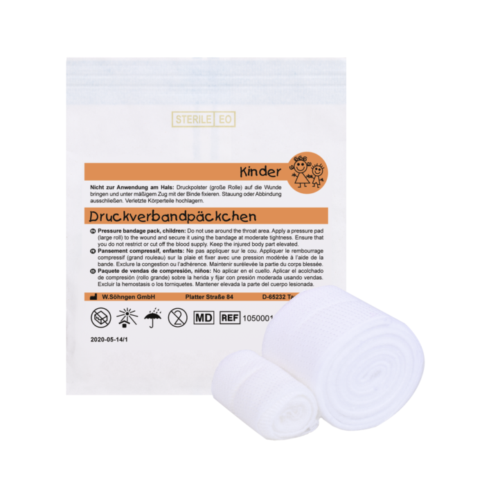 [SOH-1050001] Kinder-Spezial Druckverbandpäckchen