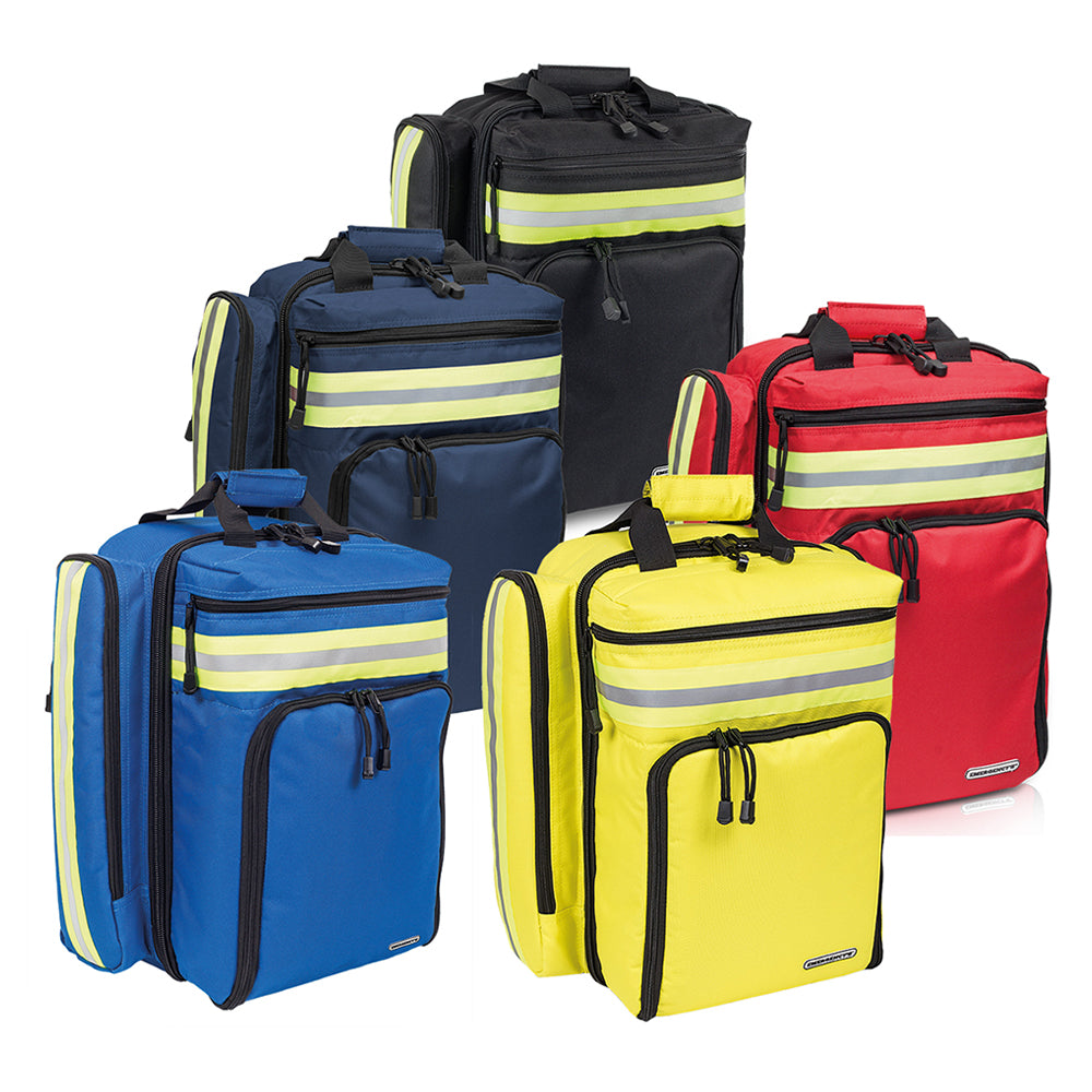 [ELB-EM13.023] SUPPORTER Erste-Hilfe Notfallrucksack Nylon (Blau)