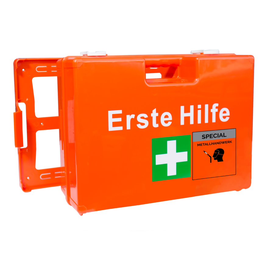 [FAP-16417] Verbandkoffer L, DIN 13157 Füllung SPECIAL Metallhandwerk