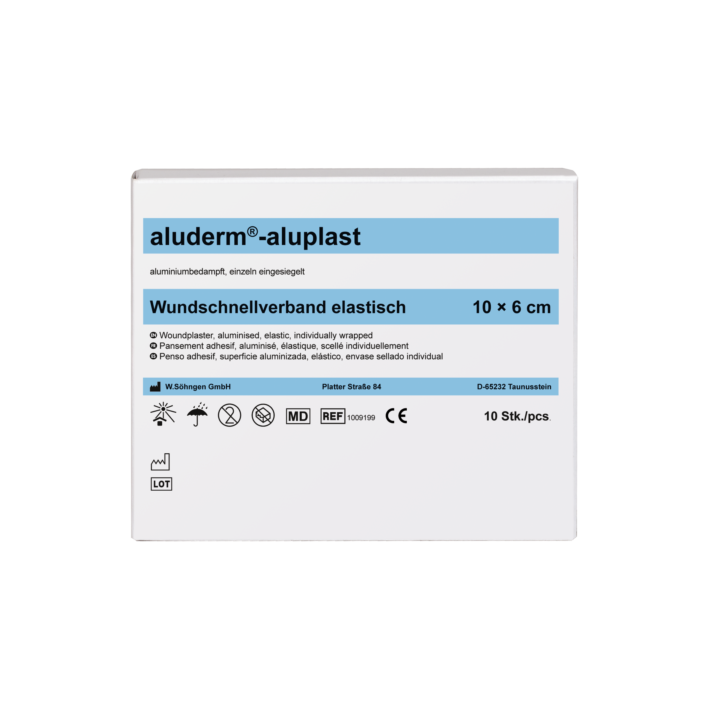 [SOH-1009199] aluderm®-aluplast Wundpflaster elastisch 6 x 10 cm
