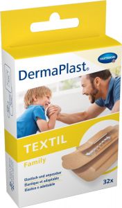 [HAP-522820] DermaPlast® TEXTIL Pflaster Family Strips assortiert