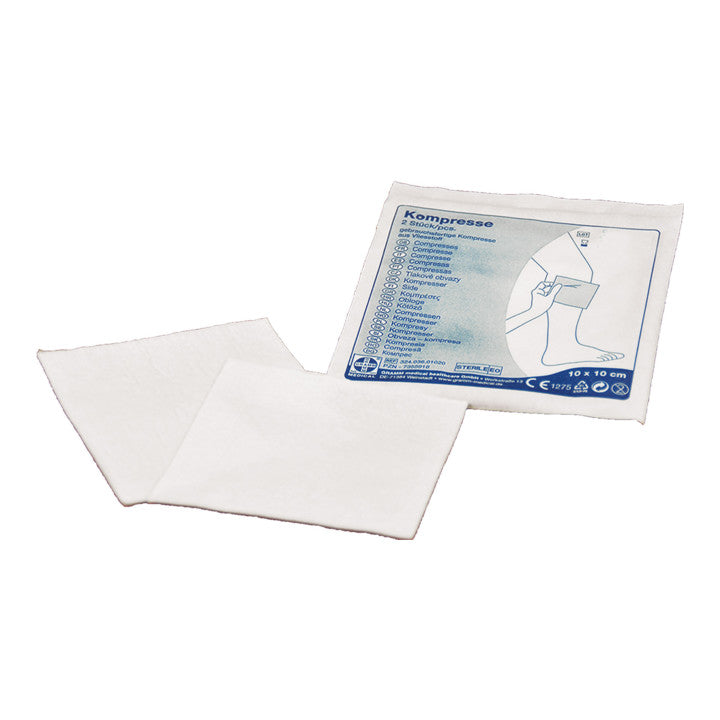 [GRA-324.036.01020] Wundkompressen steril,  100 x 100 mm