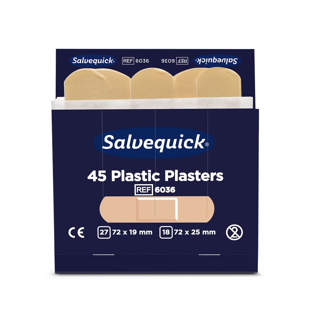 [CED-6036] Salvequick Pflaster-Strips plastifiziert Refill