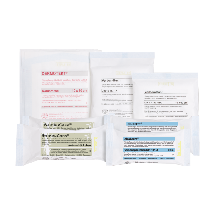 [SOH-3003005] Austauschset Sterilprodukte KFZ-Verbandkasten DIN13164,2014