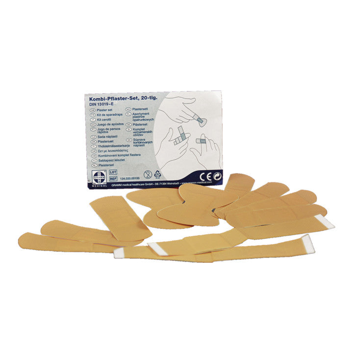 [GRA-134.020.05100] Actiomedic® Kombi-Pflasterset 20-teilig